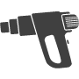 Porter Cable Pc1500hg Gray Heat Gun